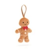 JellyCat - Wesoły Piernikowy Chłopiec Zawieszka 10 cm