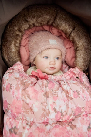 Elodie Details - Czapka Furry Knit - Powder Pink