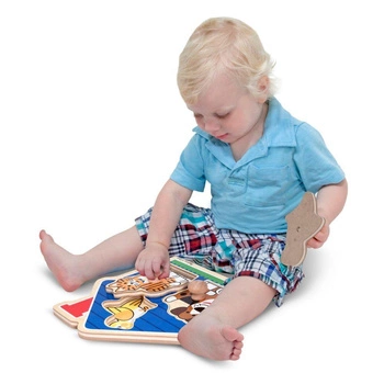 Puzzle z uchwytami duże– Domowi przyjaciele