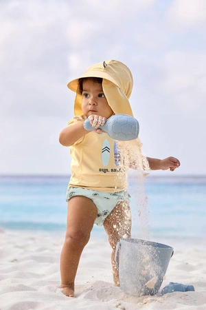 Lassig Koszulka z filtrem UV60 z krótkim rękawem Splash & Fun Deski surfingowe vanilla, rozm. 86