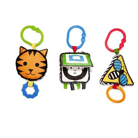 Zabawka do wózka, Mały odkrywca kształtów, Wimmer-Ferguson, 210490-Manhattan Toy, zabawki dla niemolaków