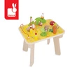 Janod Wielofunkcyjny stolik edukacyjny drewniany Farma 12m+