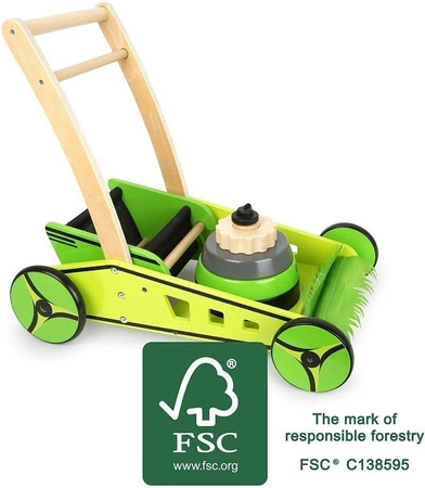 Kosiarka dla dzieci Równy trawnik 11292- small foot, zabawka na roczek
