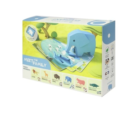 Halftoys Magnetyczny Składany Słoń z Książeczką
