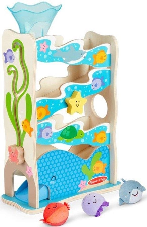 Drewniana zjeżdżalnia dla piłeczek kulodrom Ocean 30736-MD Melissa & Doug