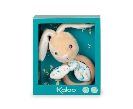 Kaloo Gryzak grzechotka Zajączek Justin 11 cm w pudełku kolekcja Fripons