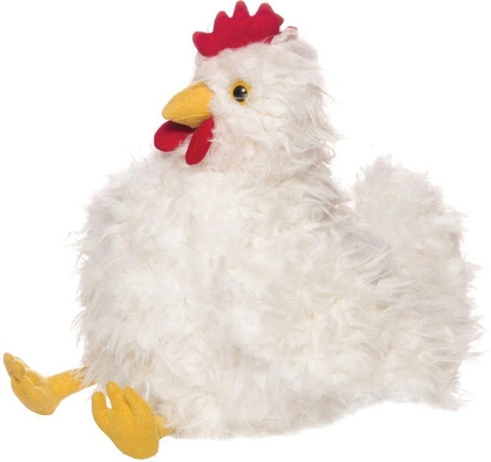Maskotka dla dziecka biały kurczak Cooper Manhattan Toy 155350
