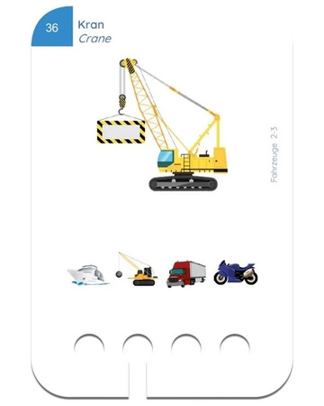 WiemTo Karty Rozpoznawania Pojazdów 2-3 Latka