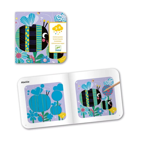 Wydrapywanka dla maluchów OWADY DJ09092