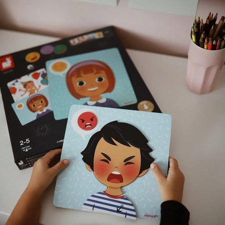 Magnetyczna układanka Emocje, Janod