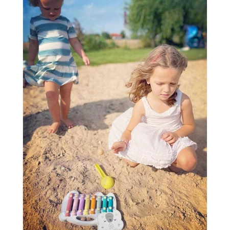Drewniane Cymbałki Miś Polarny Ksylofon Viga Toys Montessori