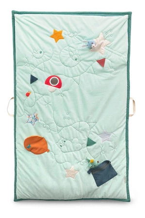 LILLIPUTIENS Aktywizująca mata do zabawy i śpiwór 2w1 Smok Joe 0 m+