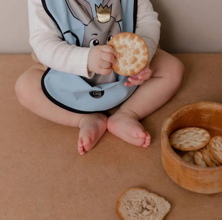 Baby Livia Śliniak Baby Blue Myszka 105-11