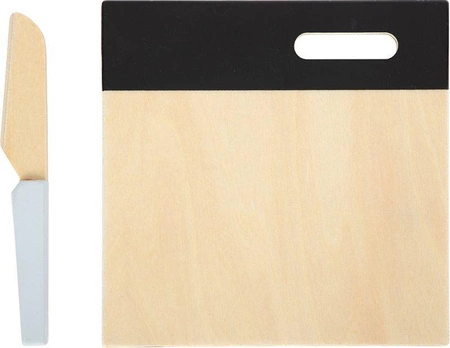 Zestaw drewnianych owoców do krojenia z deską i nożykiem w skrzynce Small Foot 12330