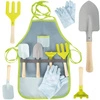 Fartuch ogrodniczy i zestaw narzędzi ogrodowych Silver 11881-Small Foot, mały ogrodnik
