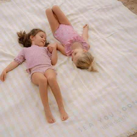 Little Dutch Ręcznik plażowy Beach Sunny Yellow