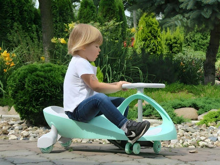 Jeździk grawitacyjny pojazd dla dzieci koła LED zielony ECOTOYS