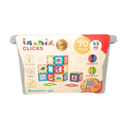 Imanix klocki magnetyczne CLICKS 140 elem. 350140
