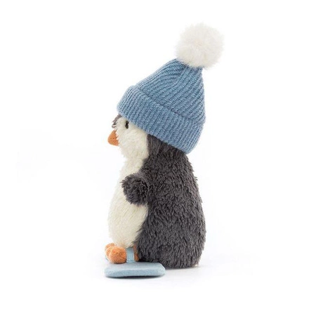 JellyCat - Pingwin na Snowboardzie 12 cm
