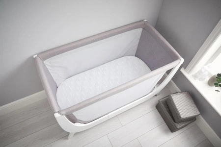Shnuggle Prześcieradło 120x60cm do Łóżeczka Air Cot 2 szt Grey