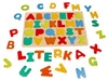 Nowe puzzle drewniane Alfabet - układanka z literkami