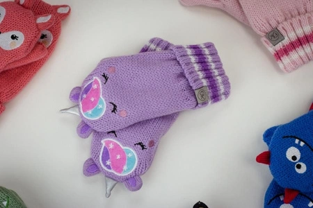 FlapJack Rękawiczki Dziecięce z Jednym Palcem Jednorożec S