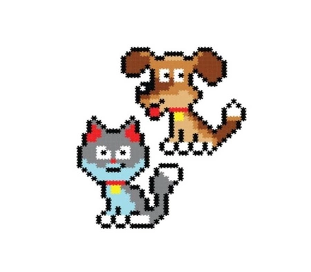 Fat Brain Toy Puzzelki Pixelki Jixelz Zwierzęta Domowe