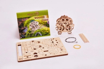 WoodTrick Puzzle mechaniczne żabka