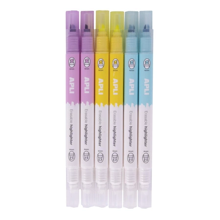 Wymazywalne zakreślacze Apli Kids - 3 kolory