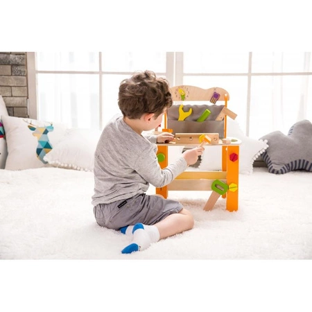 CLASSIC WORLD Drewniany Warsztat z Narzędziami 37 el.