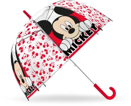 Parasolka Mickey automatyczna przezroczysta 18cali WD21897