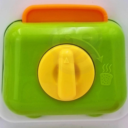 WOOPIE Tablica Manipulacyjna Kuchnia Zegar z Efektami Dźwiękowymi i Świetlnymi Montessori