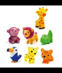 Gumowe zwierzątka 7 szt. TROPO-SAVANA DJ09117