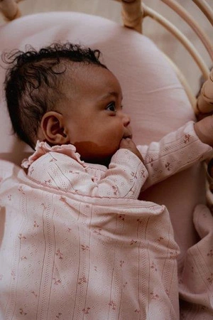 Little Dutch Apaszko-bandanka muślinowa - zestaw 2 szt. Blueberry Leaves & Sage