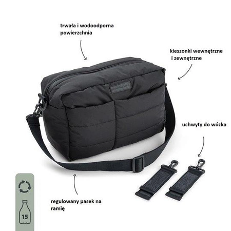 Done by Deer Torba do Wózka Pikowana Black