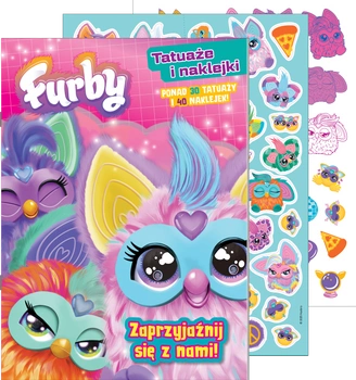 Zaprzyjaźnij się z nami! Furby. Tatuaże i naklejki