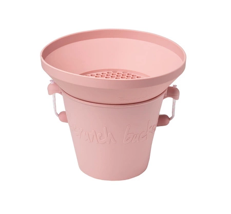 Silikonowe Sitko do piasku Scrunch - Pudrowy Róż