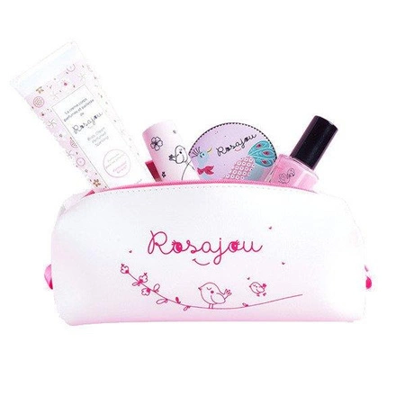 Kosmetyki dla dziewczynki w zestawie, biała saszetka | Rosajou®