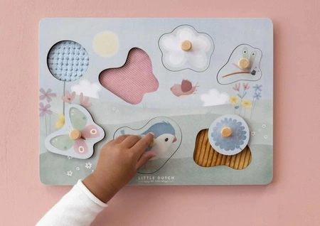 Little Dutch Puzzle sensoryczne Flowers & Butterflies FSC LD4765