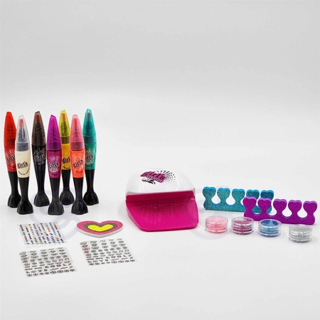 WOOPIE ART&FUN Zestaw do Malowania Paznokci dla Dzieci + 8 Lakiery