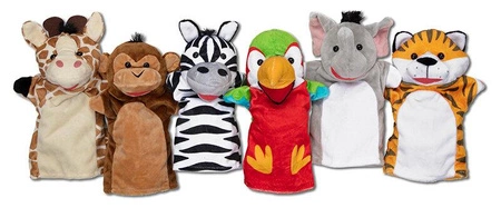 Pacynki na rękę Przyjaciele z safari Melissa and Doug 19118