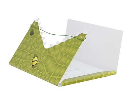 Teczka rysunkowa A4 z gumką Krokodyl MONUMI