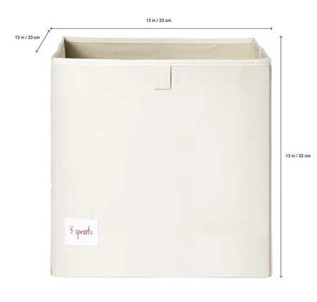 3 Sprouts Pudełko na Zabawki Pingwin Black