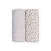 Lulujo Boho Kocyk Muślinowy Vintage Floral/Dragonfly 2szt