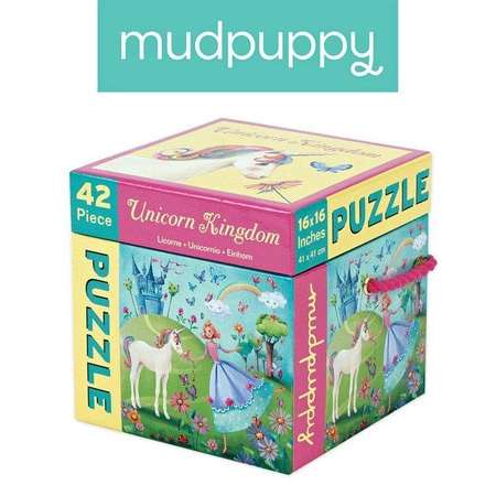 Mudpuppy Puzzle Królestwo Jednorożca 42 elementy 3+