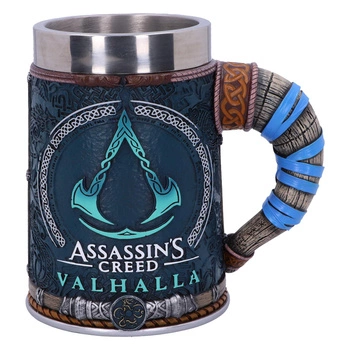 Kufel kolekcjonerski Assassins Creed - Valhalla (wysokość: 15,5 cm)