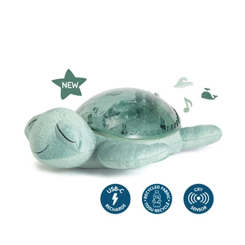 Cloud b® Tranquil Turtle™ Żółw podwodny zielony - Lampka i pozytywka