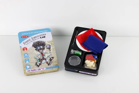 Zestaw do robienia eksperymentów The Purple Cow - Elektryczność statyczna