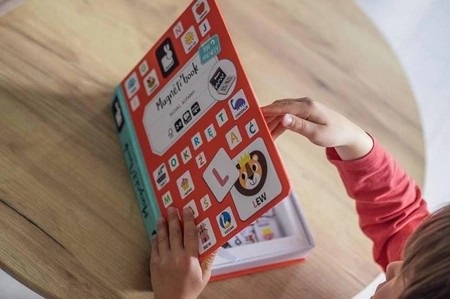 Magnetyczna układanka Polski Alfabet Magnetibook, Janod