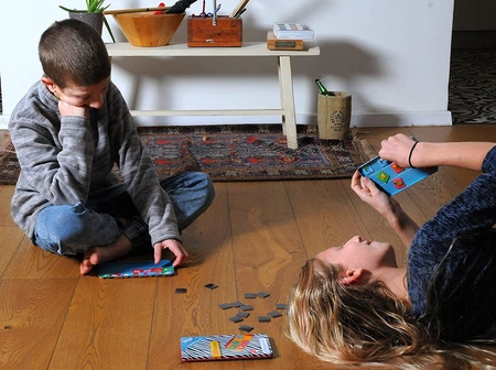 Gra magnetyczna The Purple Cow Rummy - Zoo